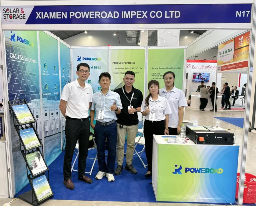 POWEROAD Showcases Cutting edge Energy Storage Solutions At Solar Storage Live Vietnam 2024