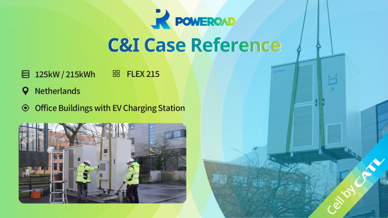 Transforming office carport with POWEROADs Energy Storage Solution