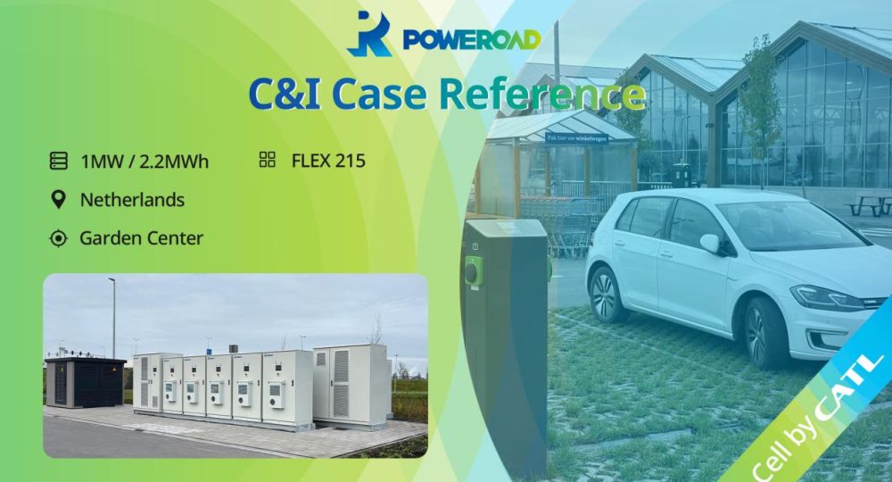 Commercial ESS Project Sustainable Energy Storage Solution at a Garden Center in the Netherlands